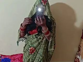 Step bro dresses up as a gorgeous Desi bhabhi for the first time and fucks her tight rear end in the bedroom