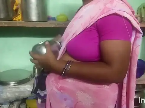 Vetrivel & Saanthi2 hook up in the bathroom for a steamy homemade doggy-style sex tape