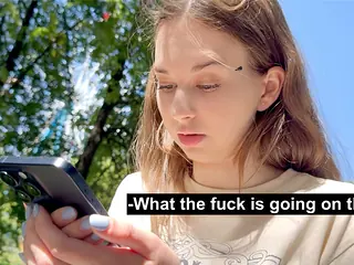 Tall Czech stunner Anna chats sloppy while getting her vag creampied in a messy roleplay