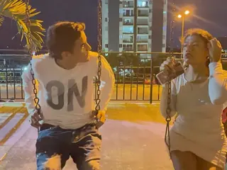 Sofiayriky's step-sibling dump in her face while she ruthlessly pulverizes her with her immense jugs