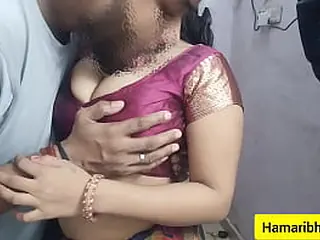 See Abhi and Devi's warm saree raising and drilling in this Indian Desi Bhabhi saree sex vid