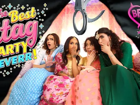 Nina Milky, the Indian Bachelorette, gets a gonzo surprise in her stripper boink-fest!