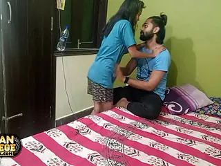 Desi Girlfriend Tannu gets her tight pussy creampied by Indian Bear in wild doggystyle action