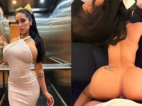 Watch Lana Myers's first elevator ride with a stunning pinay MILF step sister in exclusive POV fantasy