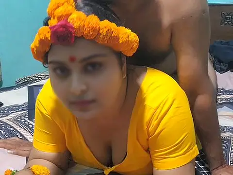 Bangladeshi girl with huge tits and ass gets ravaged on our wedding night